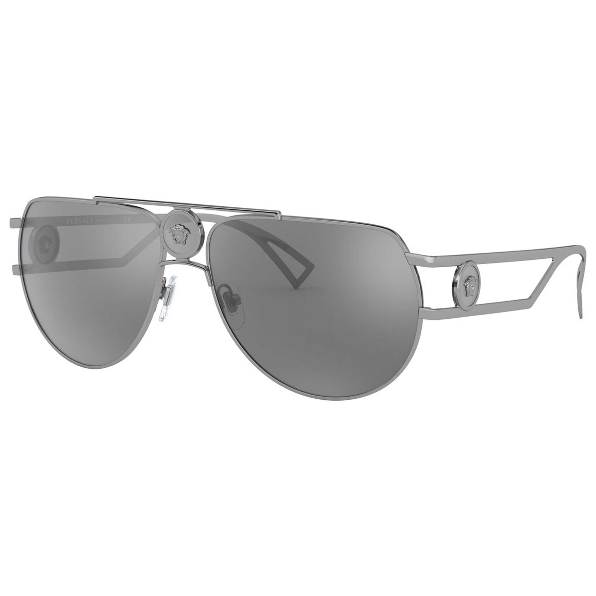 Front view of Versace Fashion Men's Sunglasses VE2225-10016G