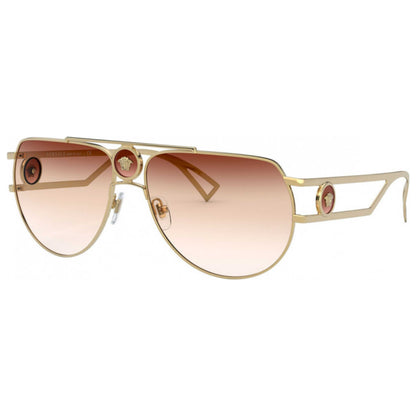 Front view of Versace Fashion Men's Sunglasses VE2225-10020P