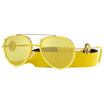 Front view of Versace Fashion Women's Sunglasses VE2232-14736D-61