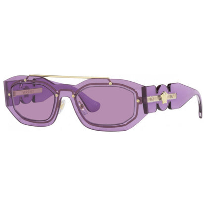 Front view of Versace Fashion Men's Sunglasses VE2235-100284