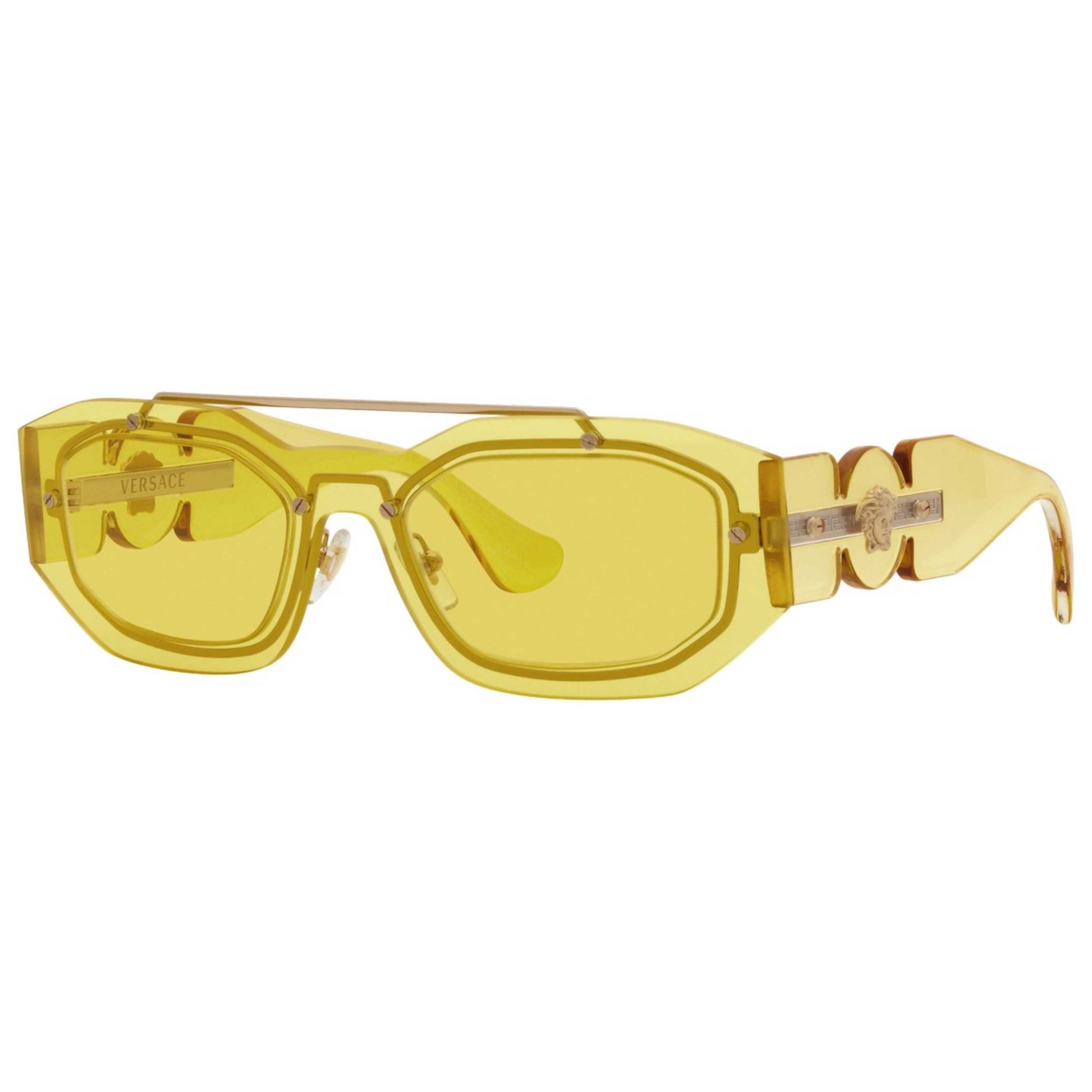Front view of Versace Fashion Men's Sunglasses VE2235-100285