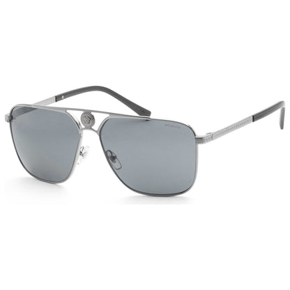 Front view of Versace Fashion Men's Sunglasses VE2238-100181-61