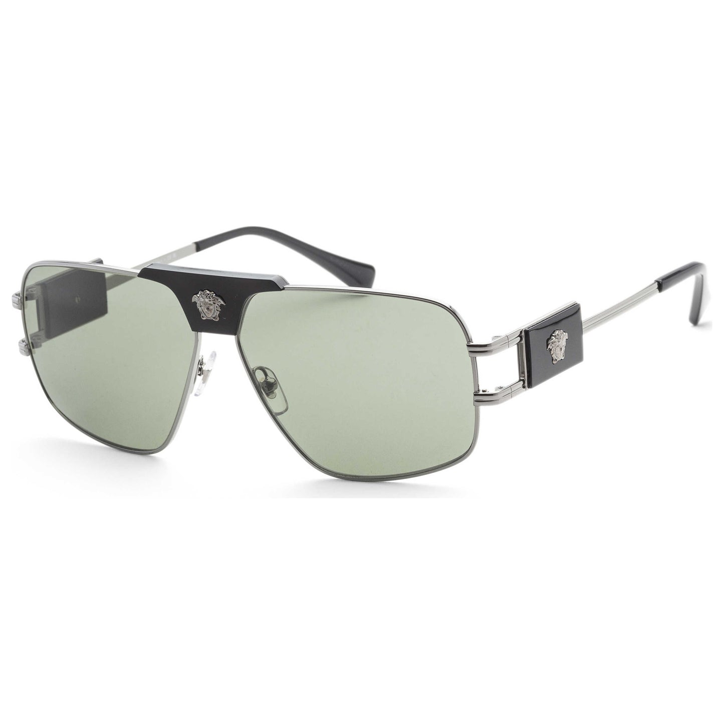 Front view of Versace Fashion Men's Sunglasses VE2251-1001-2-63