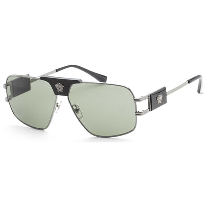 Front view of Versace Fashion Men's Sunglasses VE2251-1001-2-63