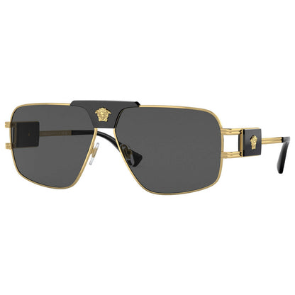 Front view of Versace Fashion Men's Sunglasses VE2251-100287-63