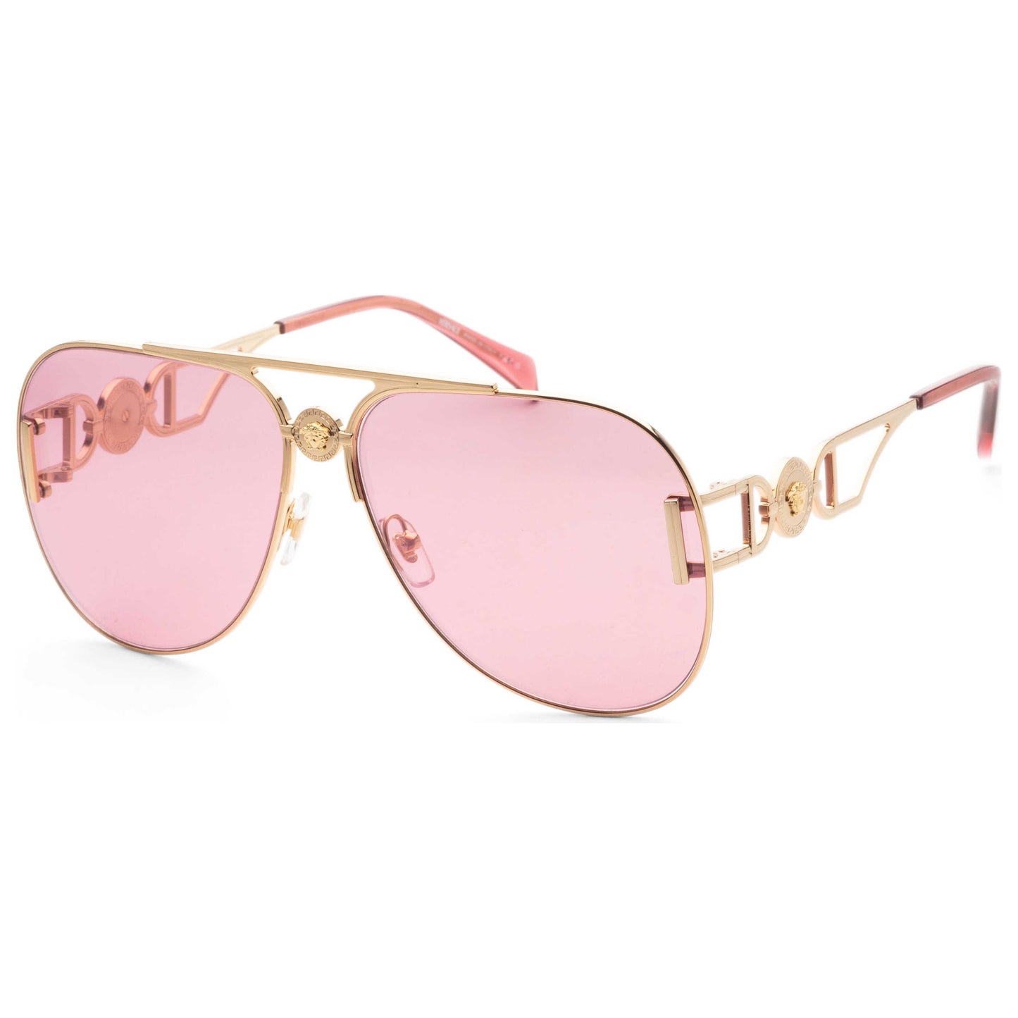 Front view of Versace Fashion Unisex Sunglasses VE2255-1002A4-63