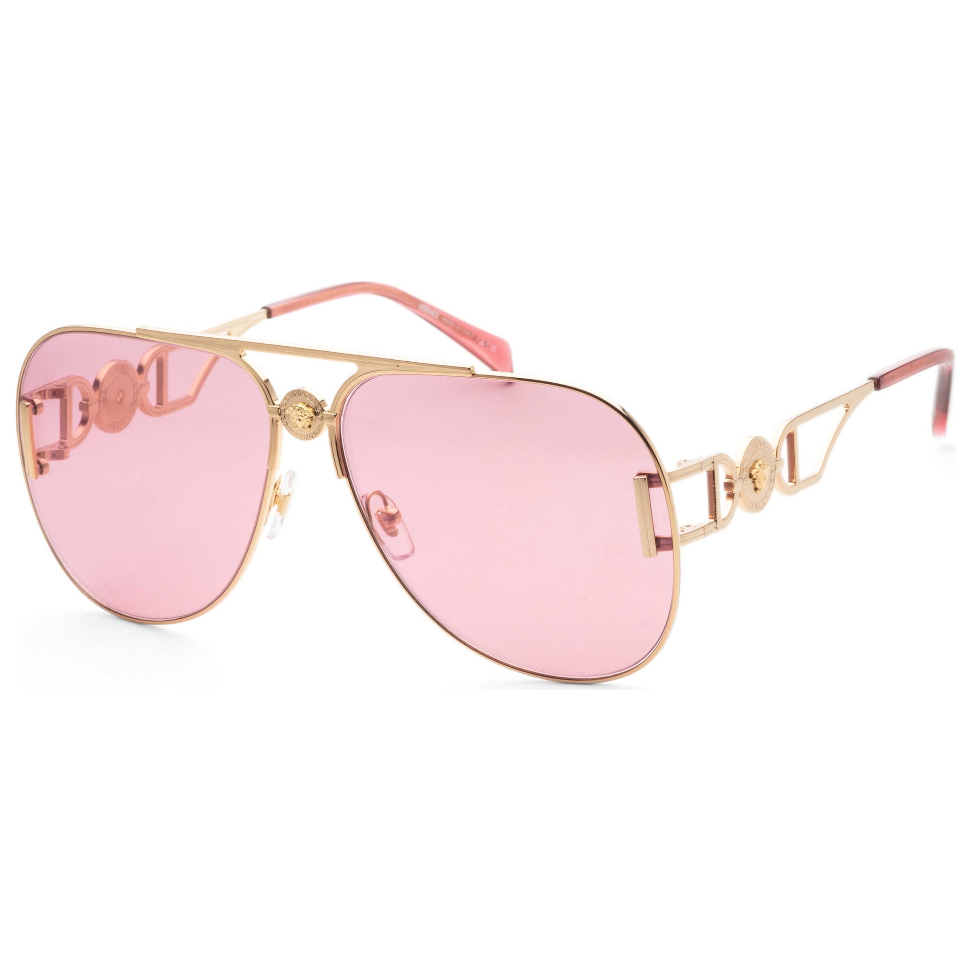 Front view of Versace Fashion Unisex Sunglasses VE2255-1002A4-63