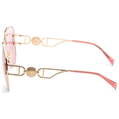 Left view of Versace Fashion Unisex Sunglasses VE2255-1002A4-63