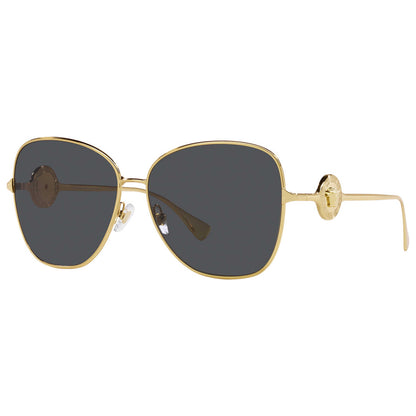 Front view of Versace Fashion Women's Sunglasses VE2256-100287-60
