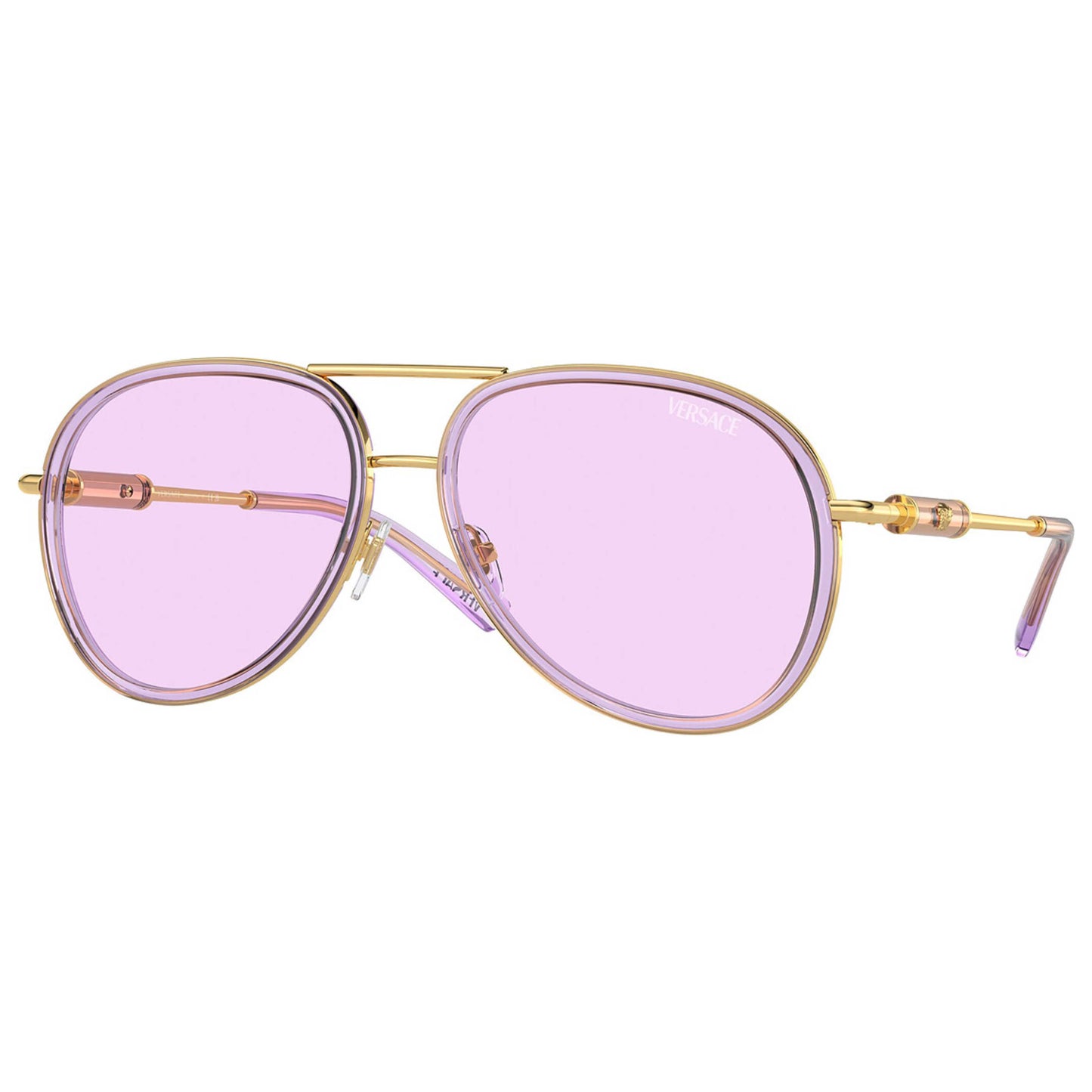 Front view of Versace Fashion Unisex Sunglasses VE2260-10021A-60