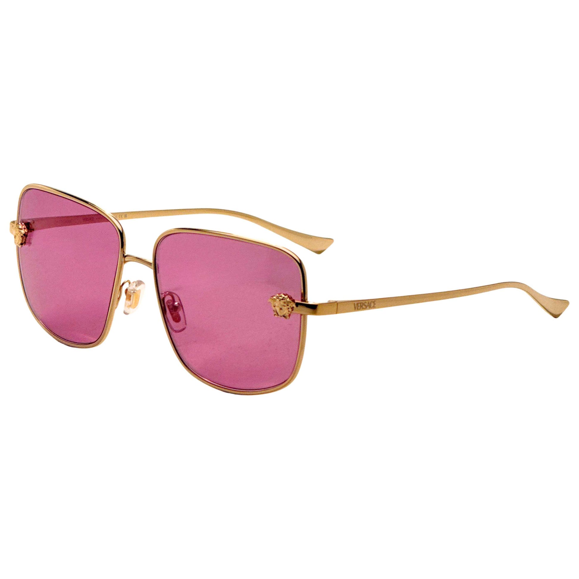 Front view of Versace Women's Sunglasses VE2282-1002AK-59