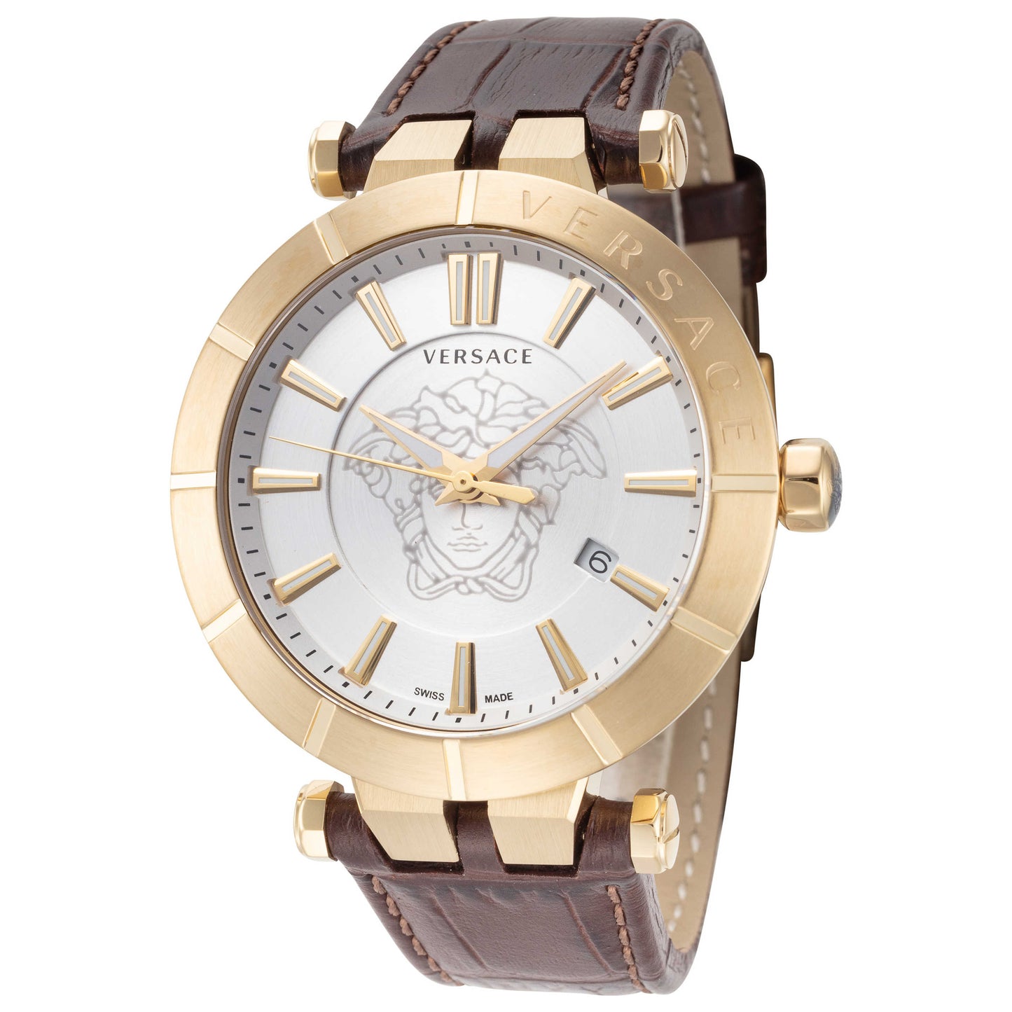 Front view of Versace V-Race Men's Quartz Watch VE2B00321