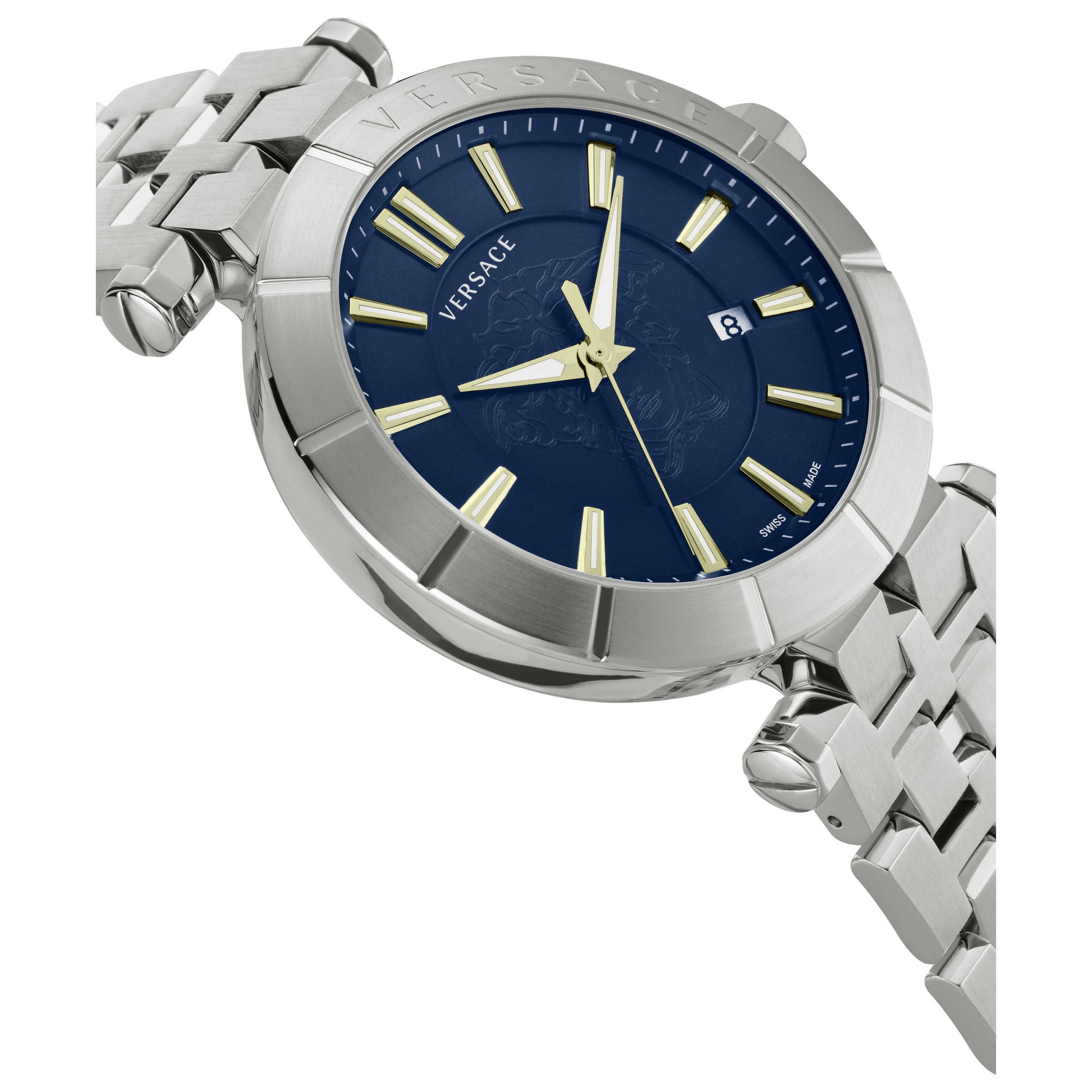 Left view of Versace V-Race Men's Quartz Watch VE2B00421