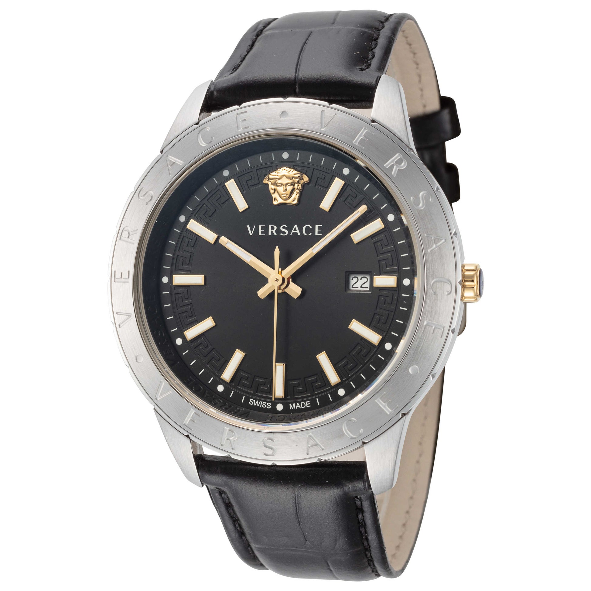 Front view of Versace Univers Men's Quartz Watch VE2C00221