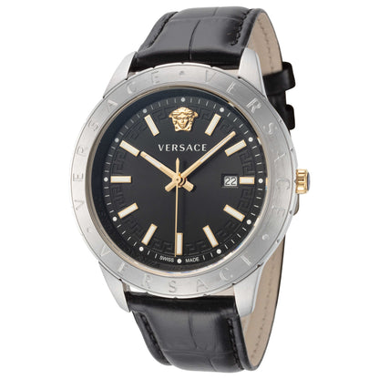 Front view of Versace Univers Men's Quartz Watch VE2C00221