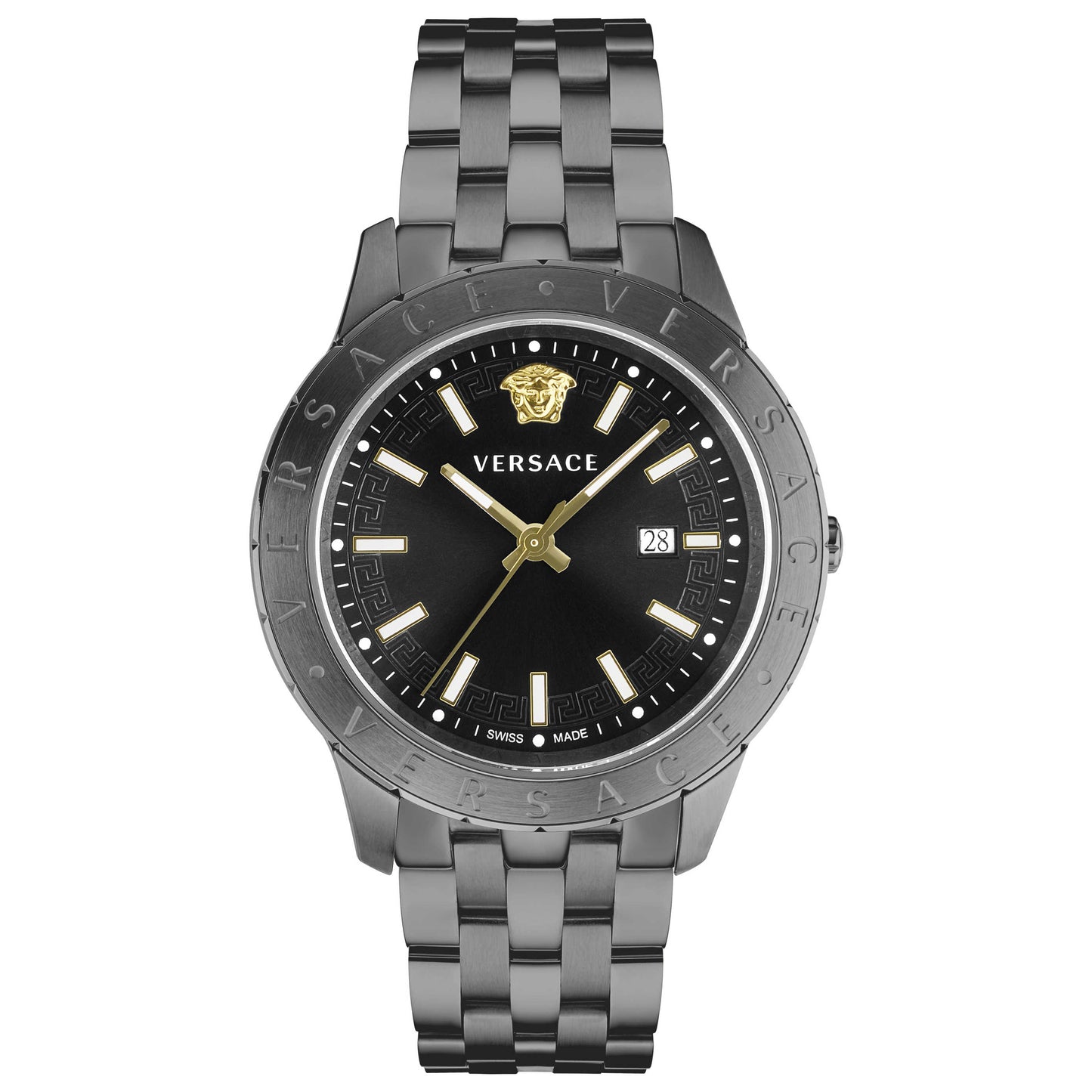 Front view of Versace Univers Men's Quartz Watch VE2C00621