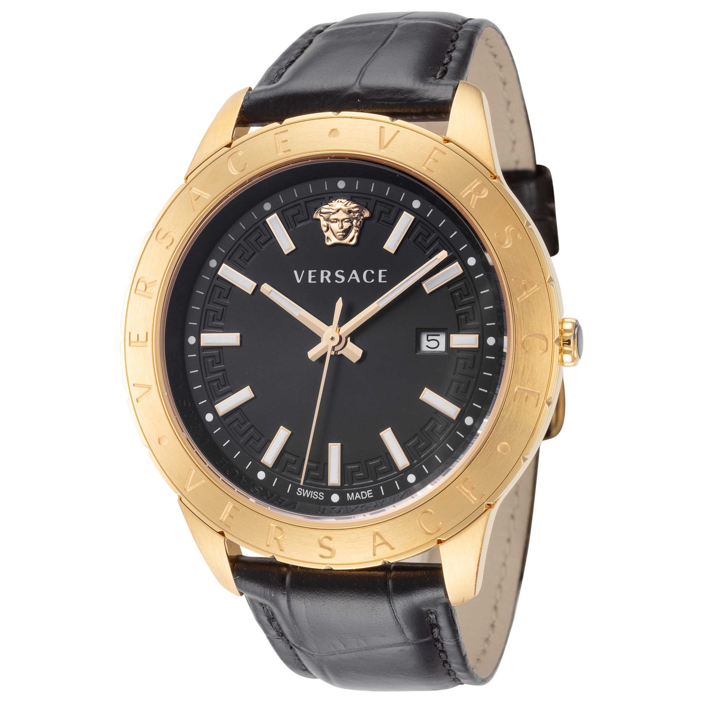 Front view of Versace Univers Men's Quartz Watch VE2C00721