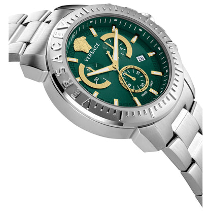 Left view of Versace New Chrono Men's Quartz Watch VE2E00821