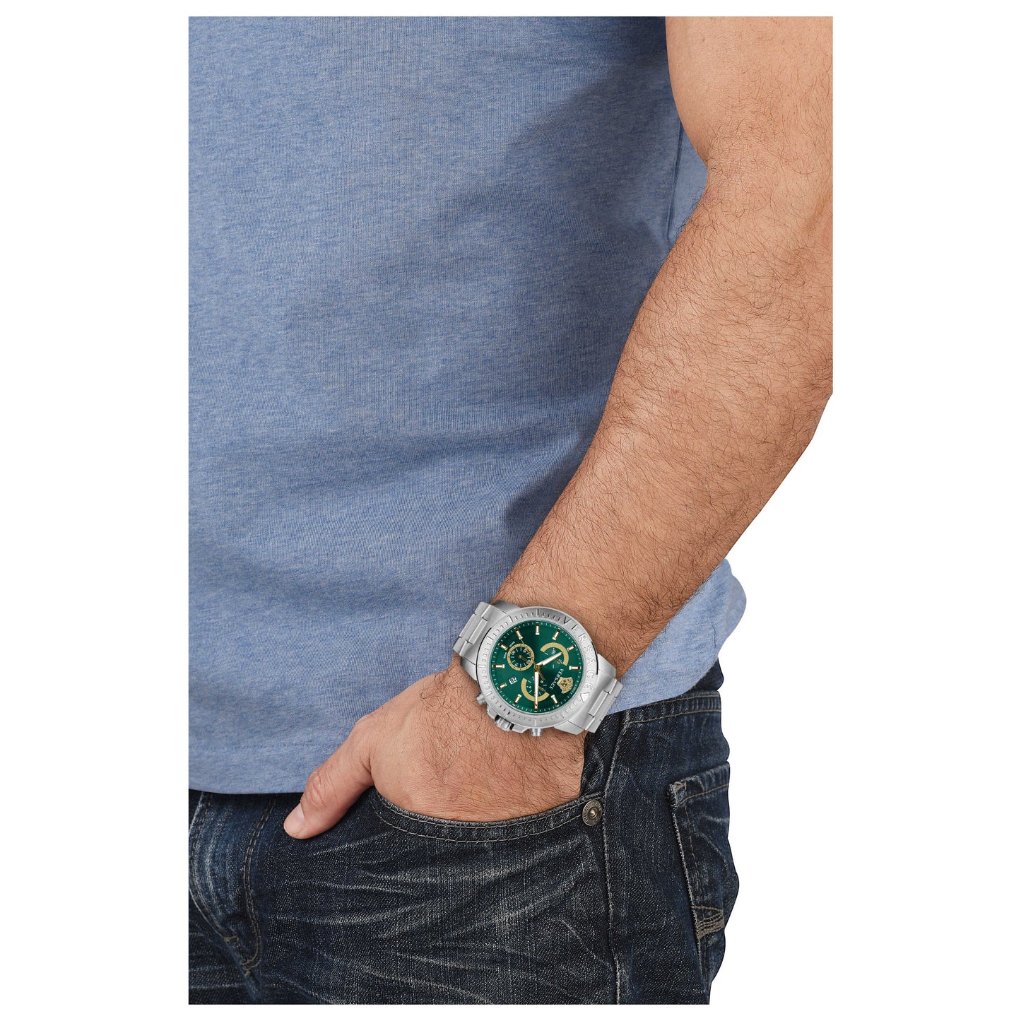 Versace New Chrono Men's Quartz Watch VE2E00821 - Image #5