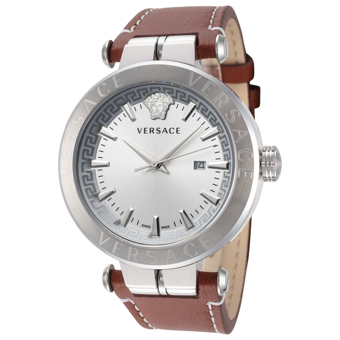 Front view of Versace Aion Men's Quartz Watch VE2F00121