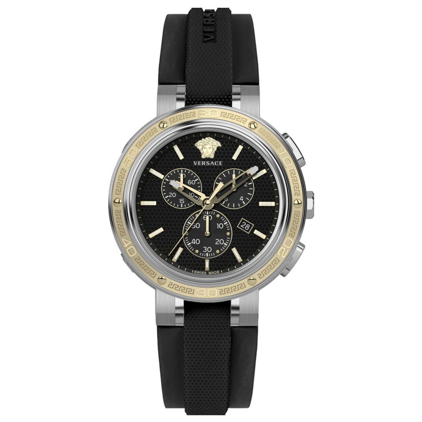 Front view of Versace V-Extreme Men's Quartz Watch VE2H00221
