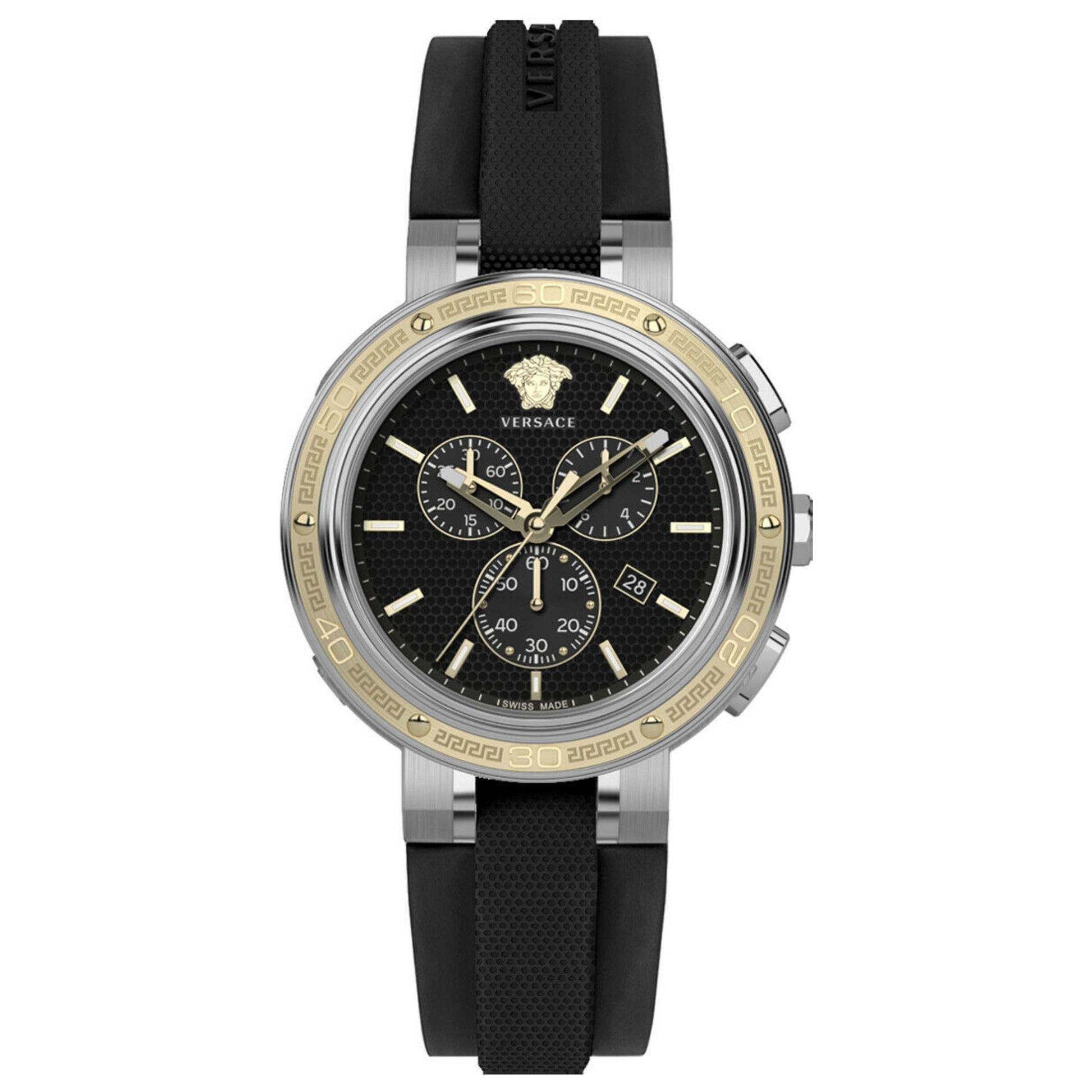Front view of Versace V-Extreme Men's Quartz Watch VE2H00221