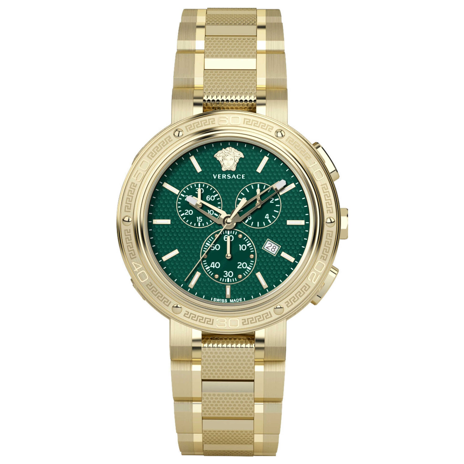 Front view of Versace V-Extreme Men's Quartz Watch VE2H00521