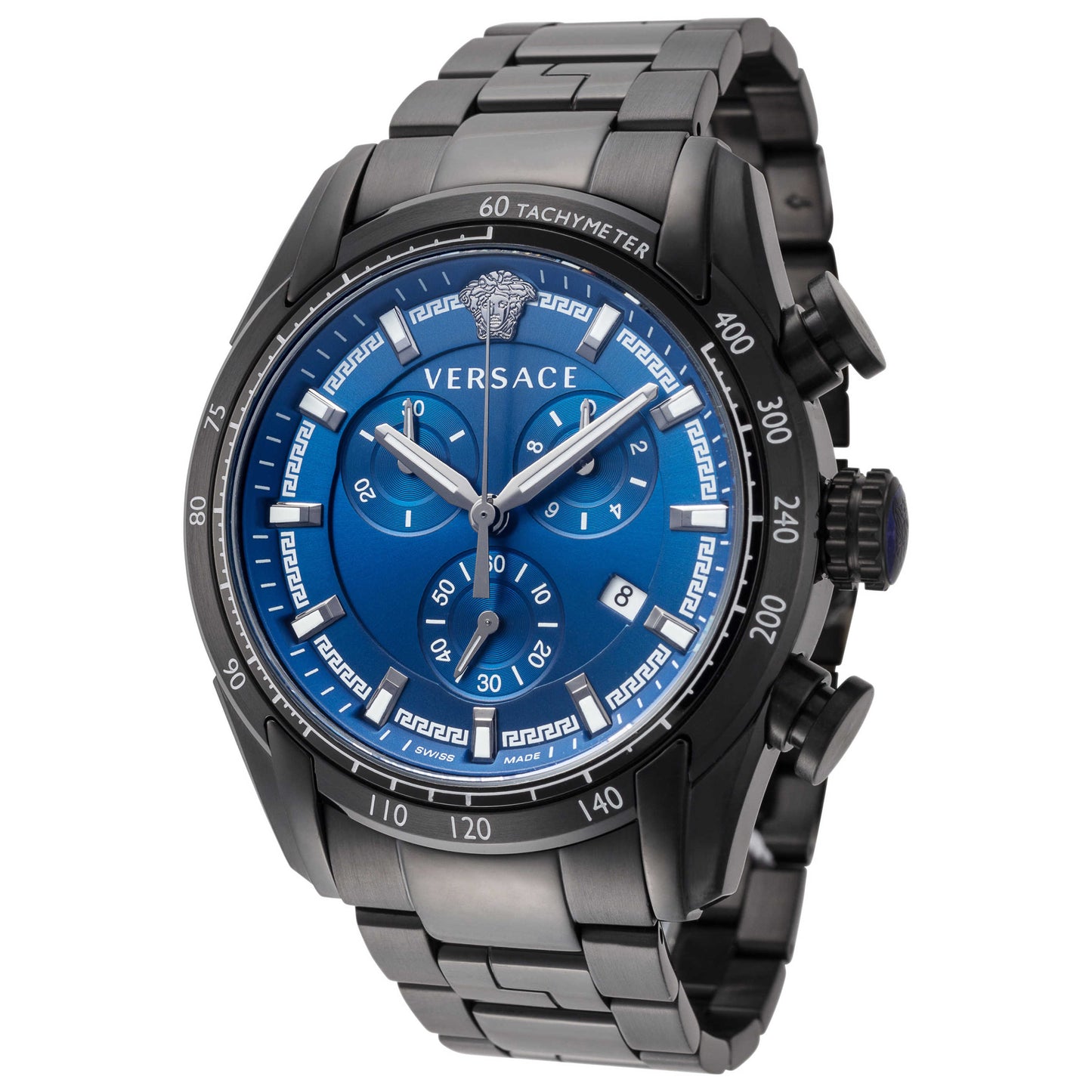 Front view of Versace V-Ray Men's Quartz Watch VE2I00521