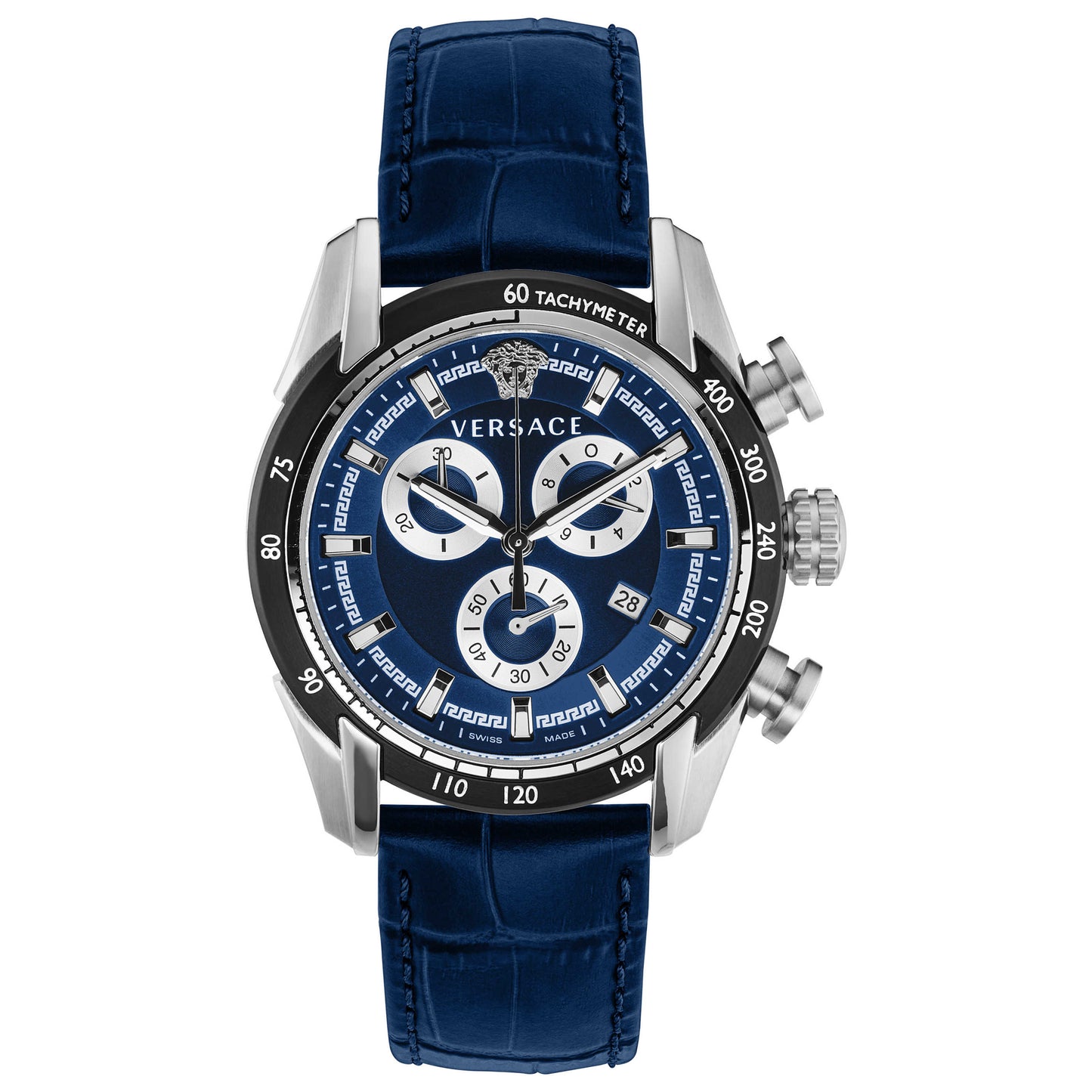 Front view of Versace V-Ray Men's Quartz Watch VE2I00721