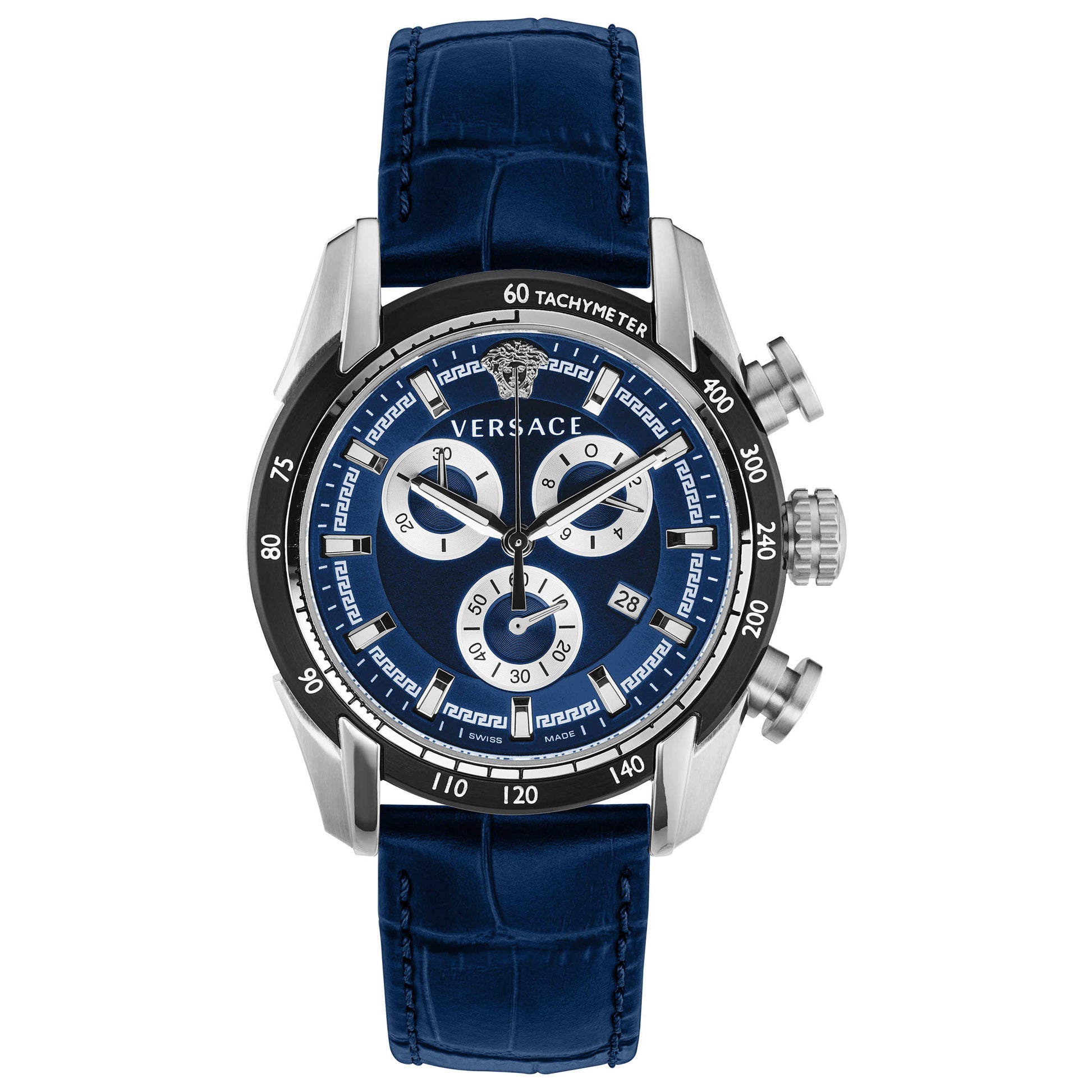 Front view of Versace V-Ray Men's Quartz Watch VE2I00721