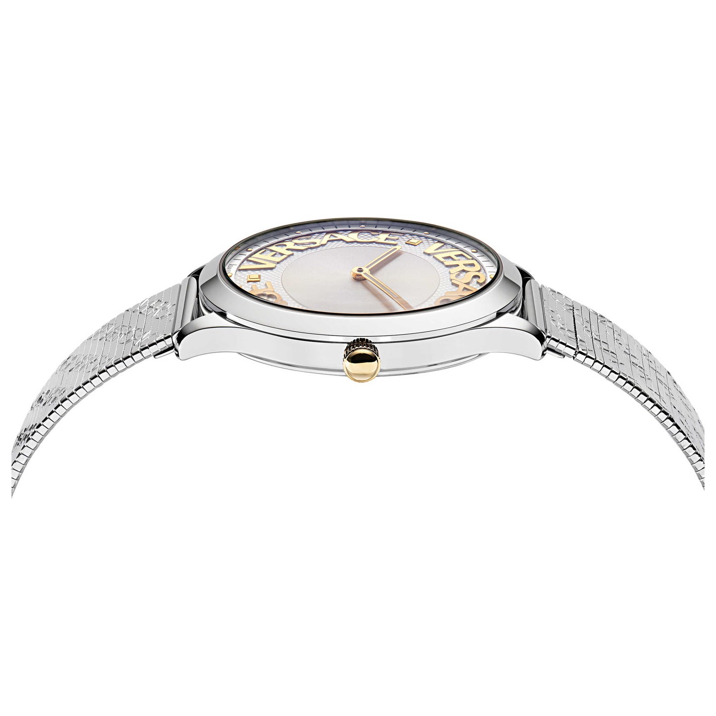 Right view of Versace Logo Halo Women's Quartz Watch VE2O00422