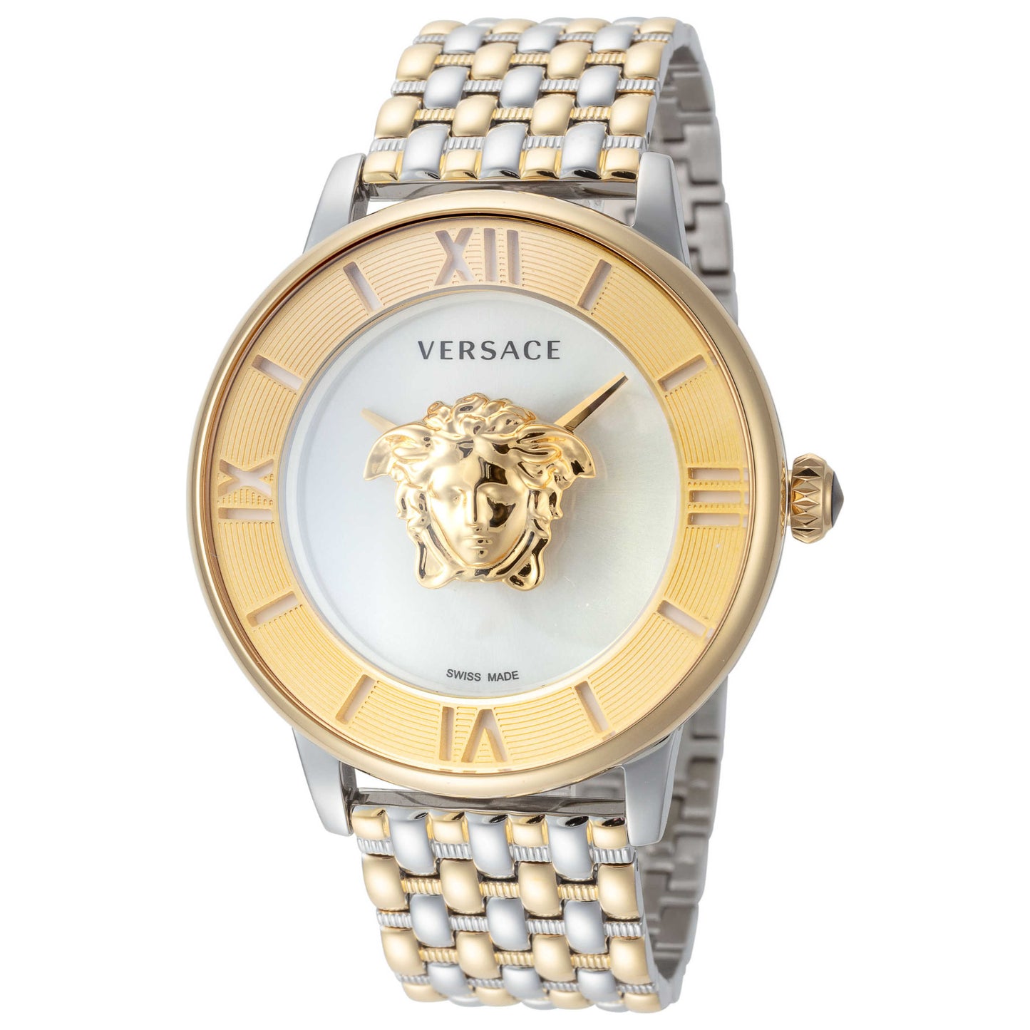 Front view of Versace La Medusa Women's Quartz Watch VE2R00222