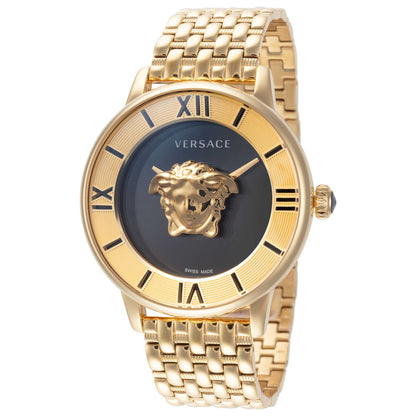 Front view of Versace La Medusa Women's Quartz Watch VE2R00322