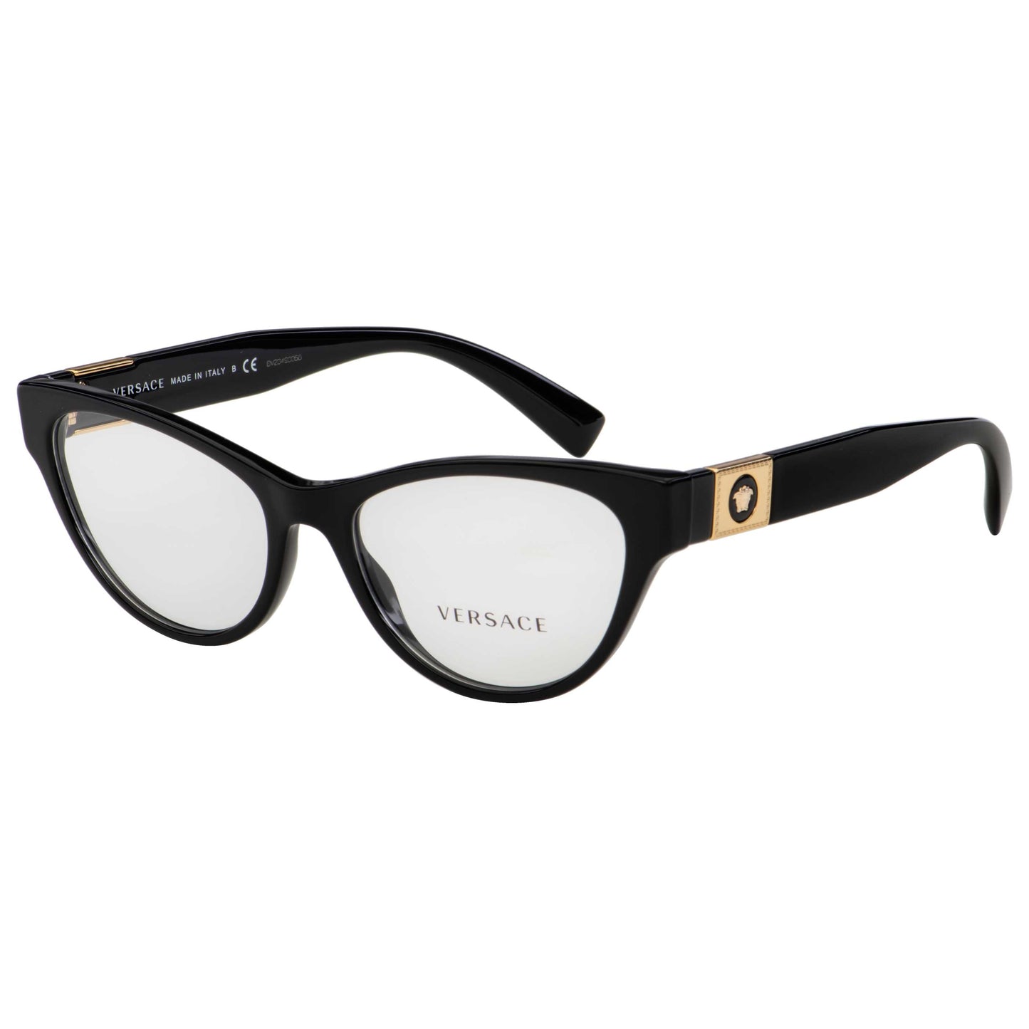 Front view of Versace Fashion Unisex Opticals VE3296-GB1-54