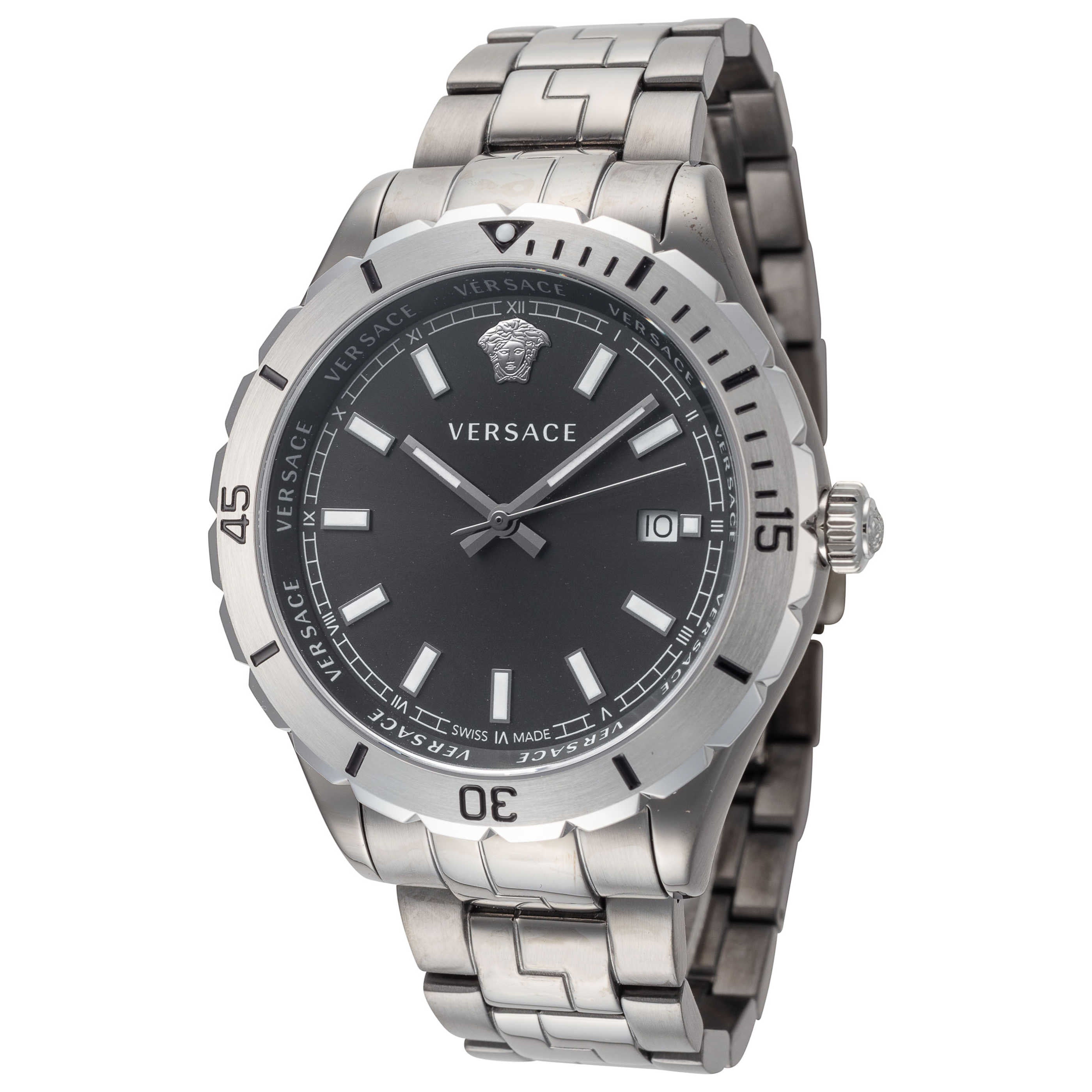 VERSACE メテュサヘットモチフイヤリンク 10022731A00620 3J000 VE7H00623 | VERSACE GRECA EXTREME Chronograph Watch for Men