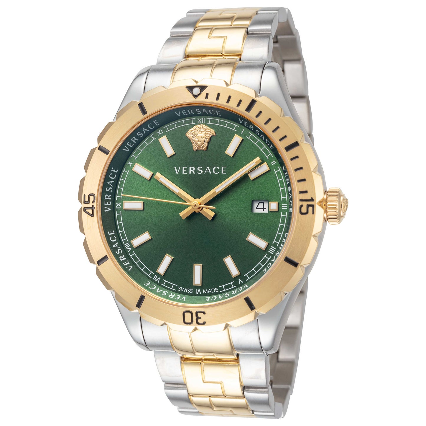 Front view of Versace Hellenyium Men's Quartz Watch VE3A00720