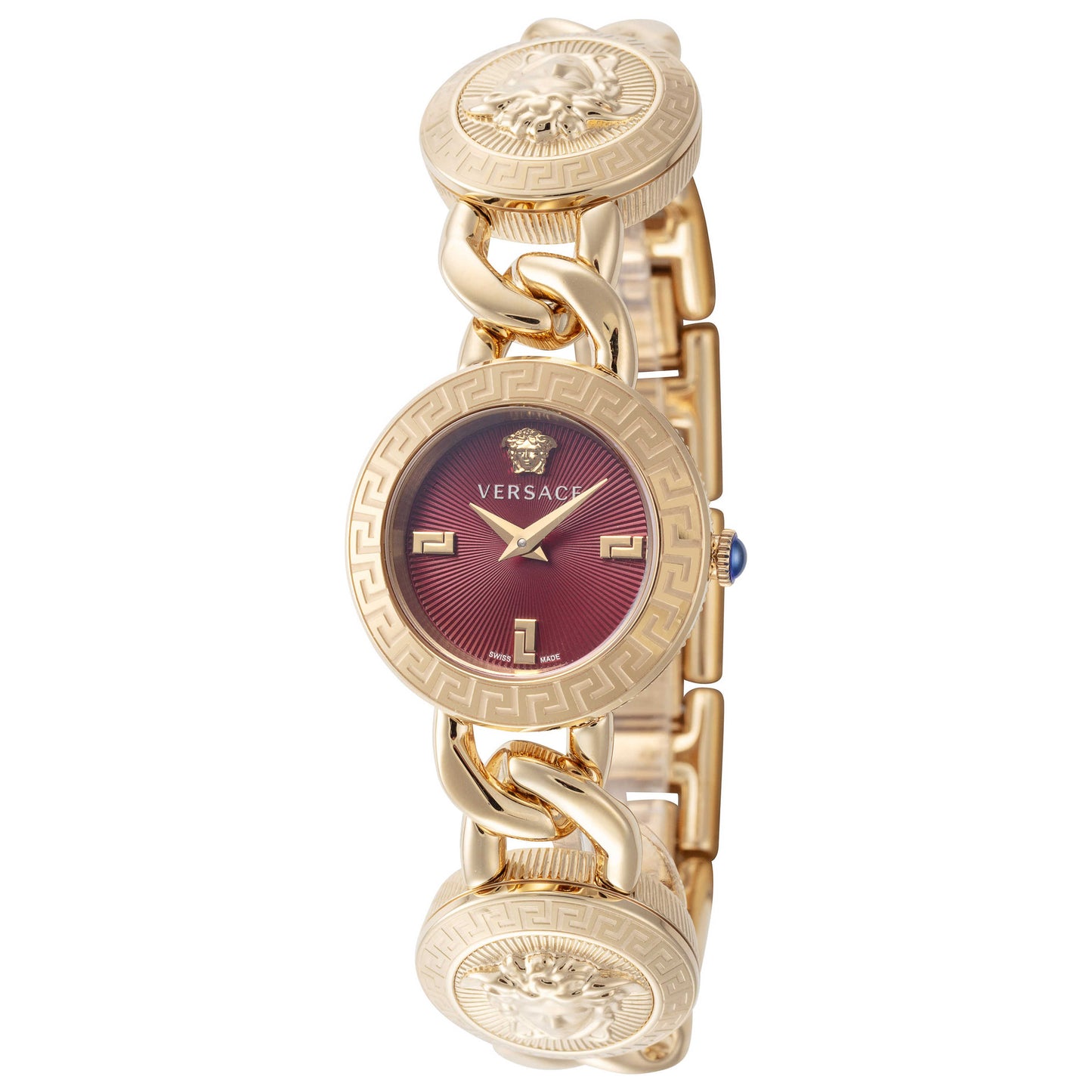 Front view of Versace Stud Icon Women's Quartz Watch VE3C00322
