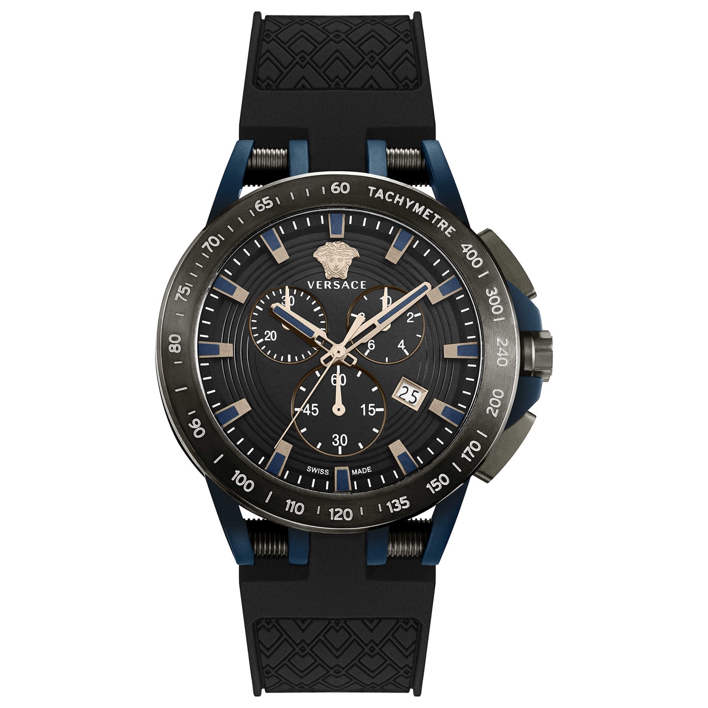 Front view of Versace Sport Tech Men's Quartz Watch VE3E00221