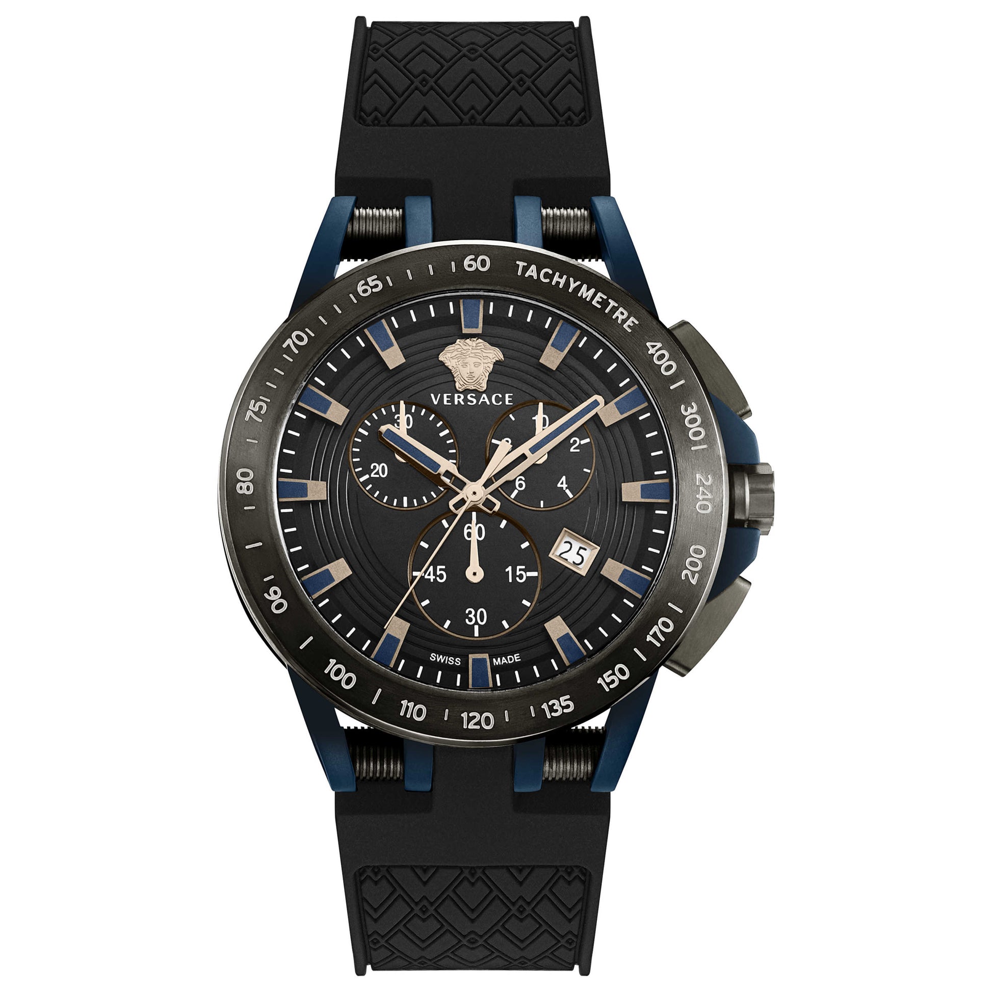 Front view of Versace Sport Tech Men's Quartz Watch VE3E00221
