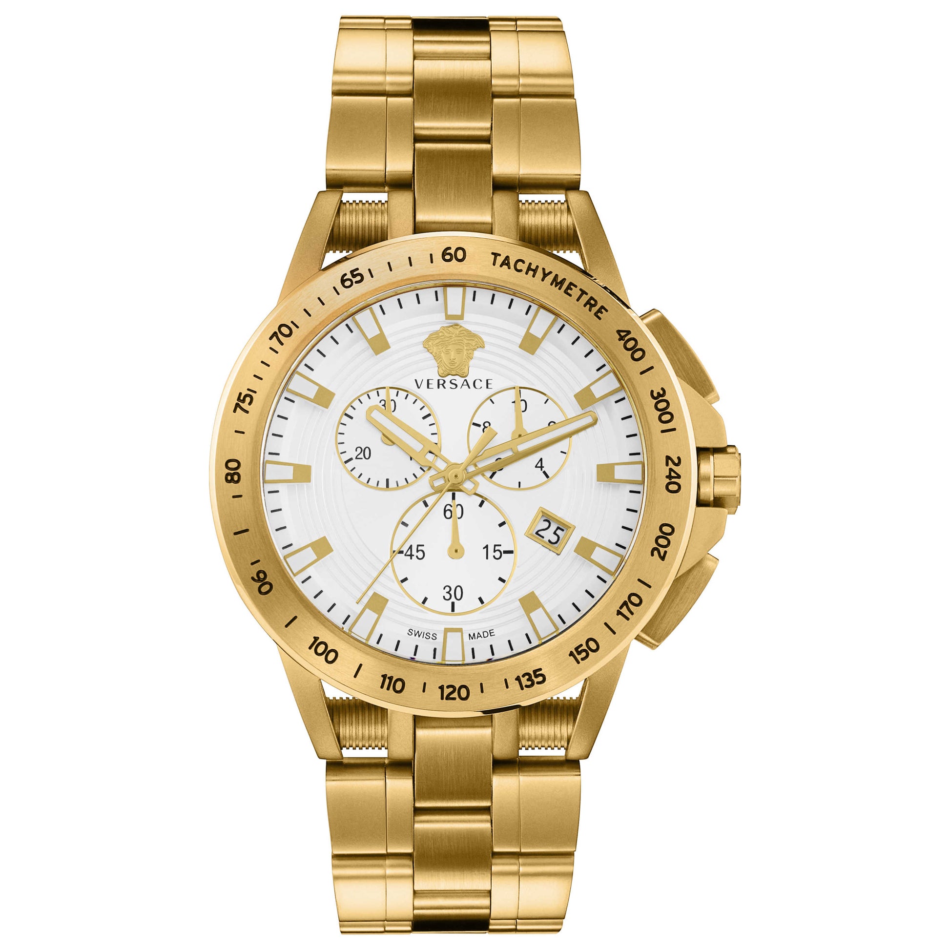 Front view of Versace Sport Tech Men's Quartz Watch VE3E00721