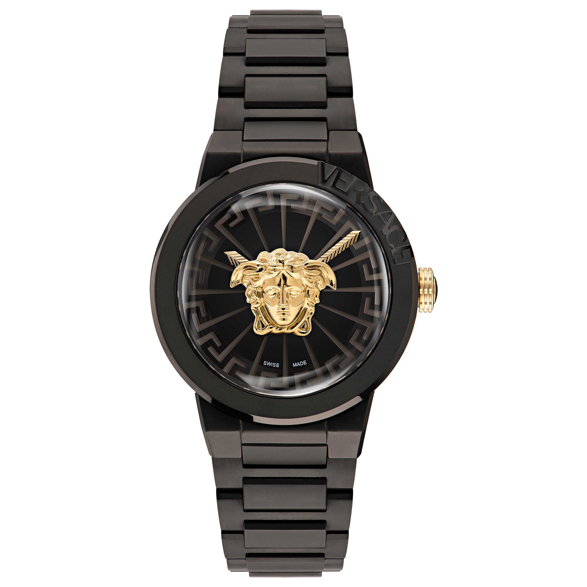 Front view of Versace Medusa Infinite Women's Quartz Watch VE3F00622