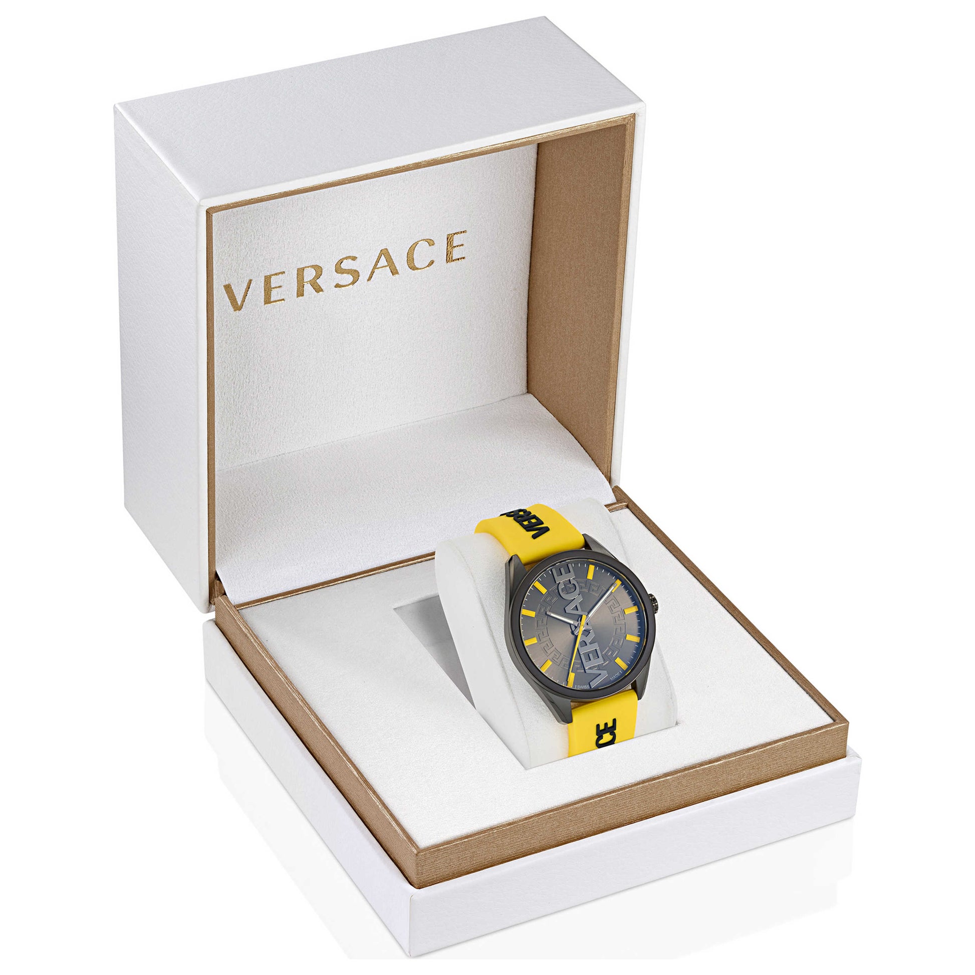 Back view of Versace V-Vertical Men's Quartz Watch VE3H00222