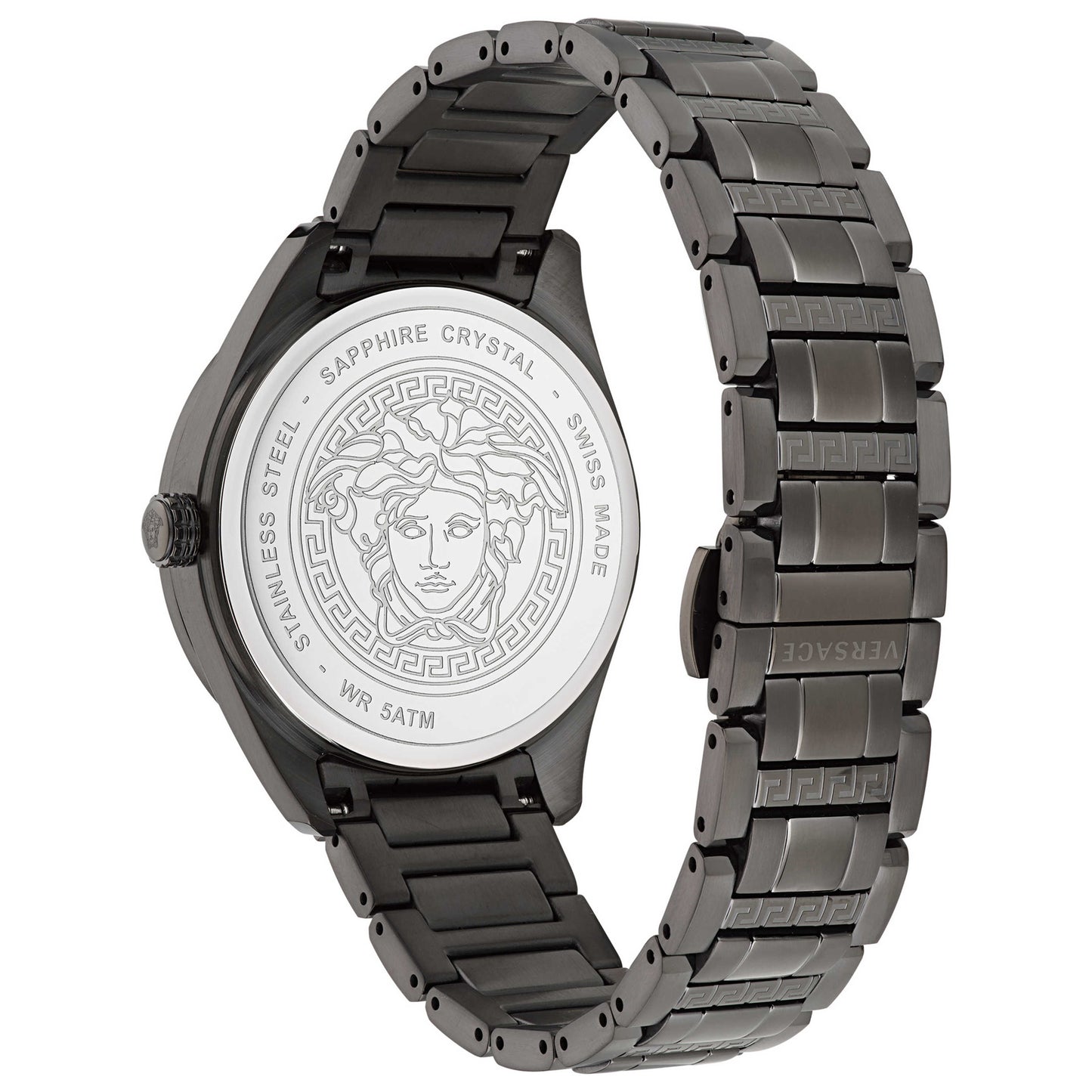 Left view of Versace V-Vertical Men's Quartz Watch VE3H00522