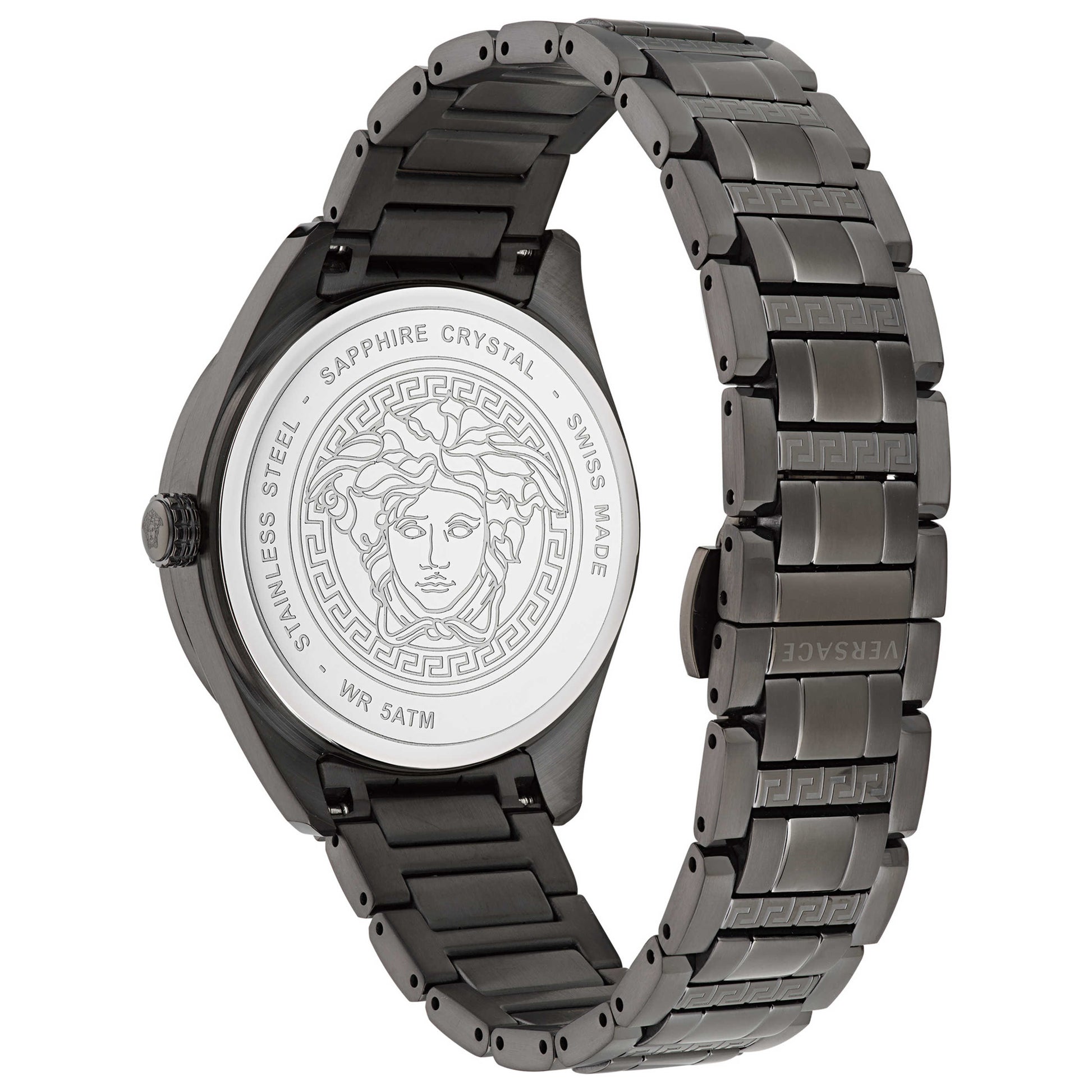 Left view of Versace V-Vertical Men's Quartz Watch VE3H00522