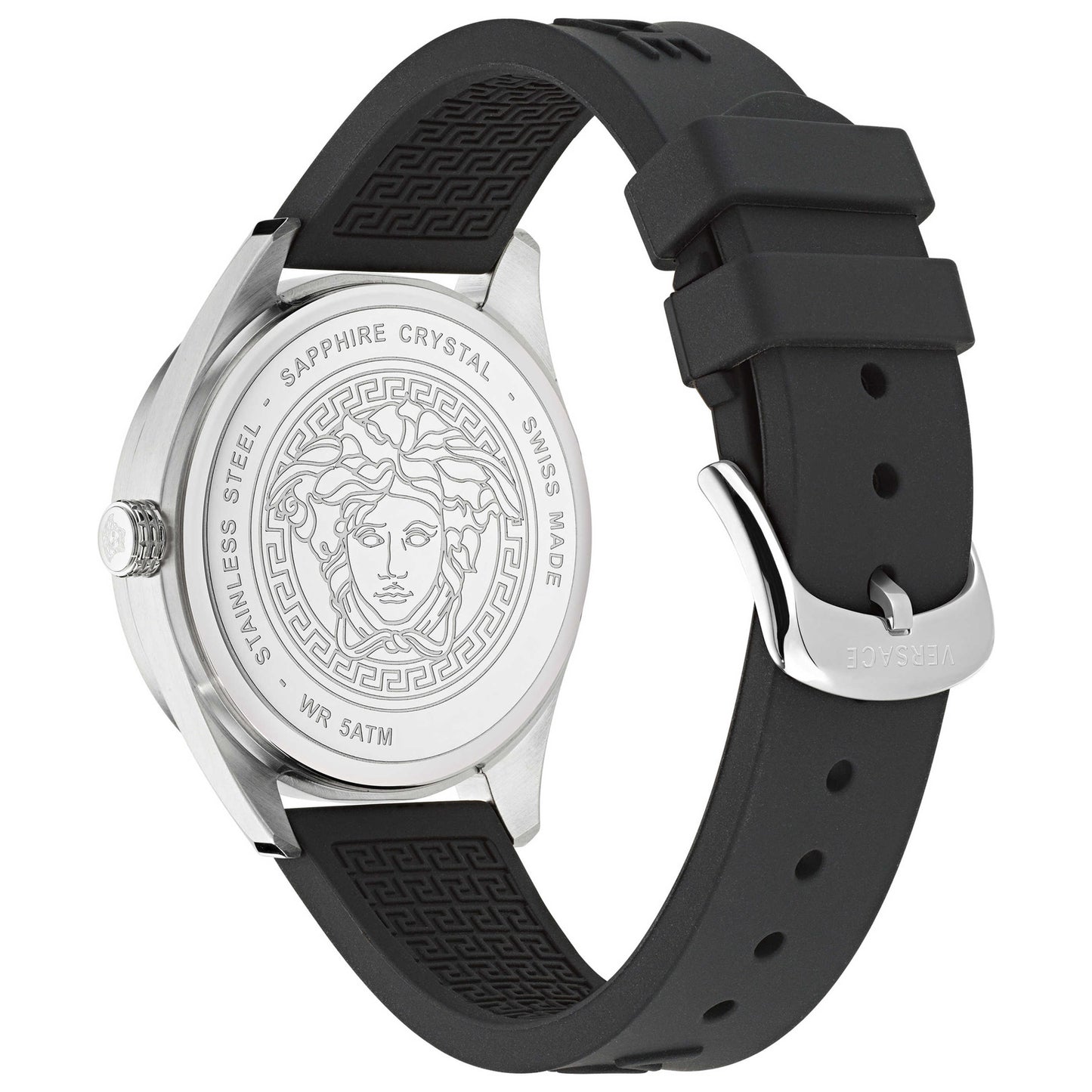 Left view of Versace V-Vertical Men's Quartz Watch VE3H00723