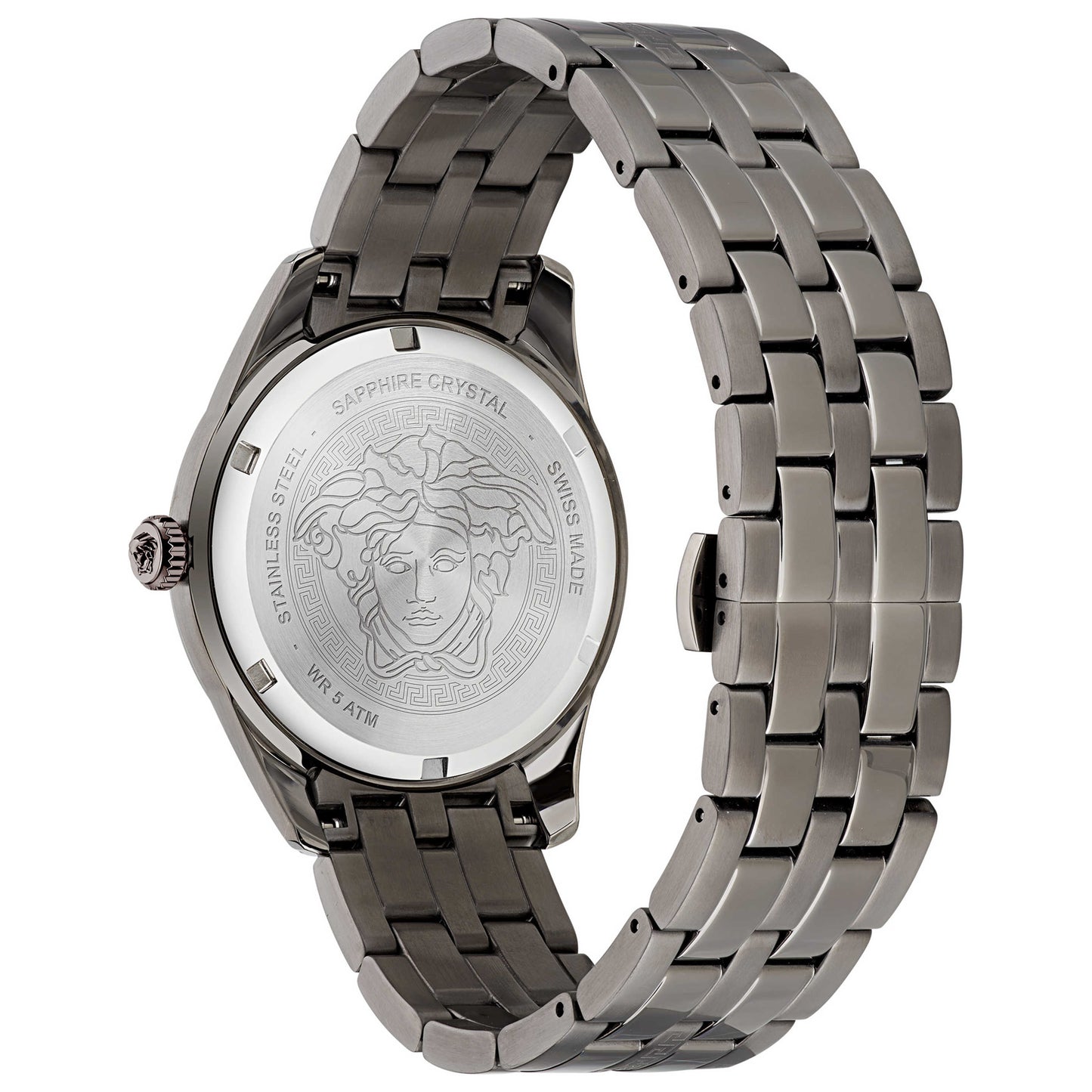 Left view of Versace Greca Time Men's Quartz Watch VE3K00622