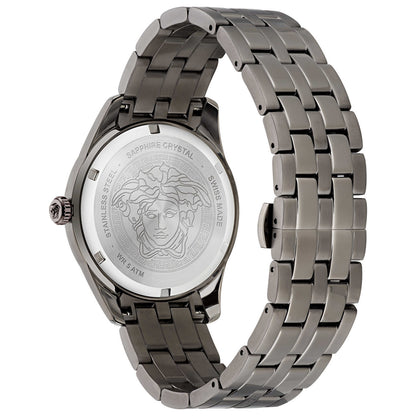 Left view of Versace Greca Time Men's Quartz Watch VE3K00622