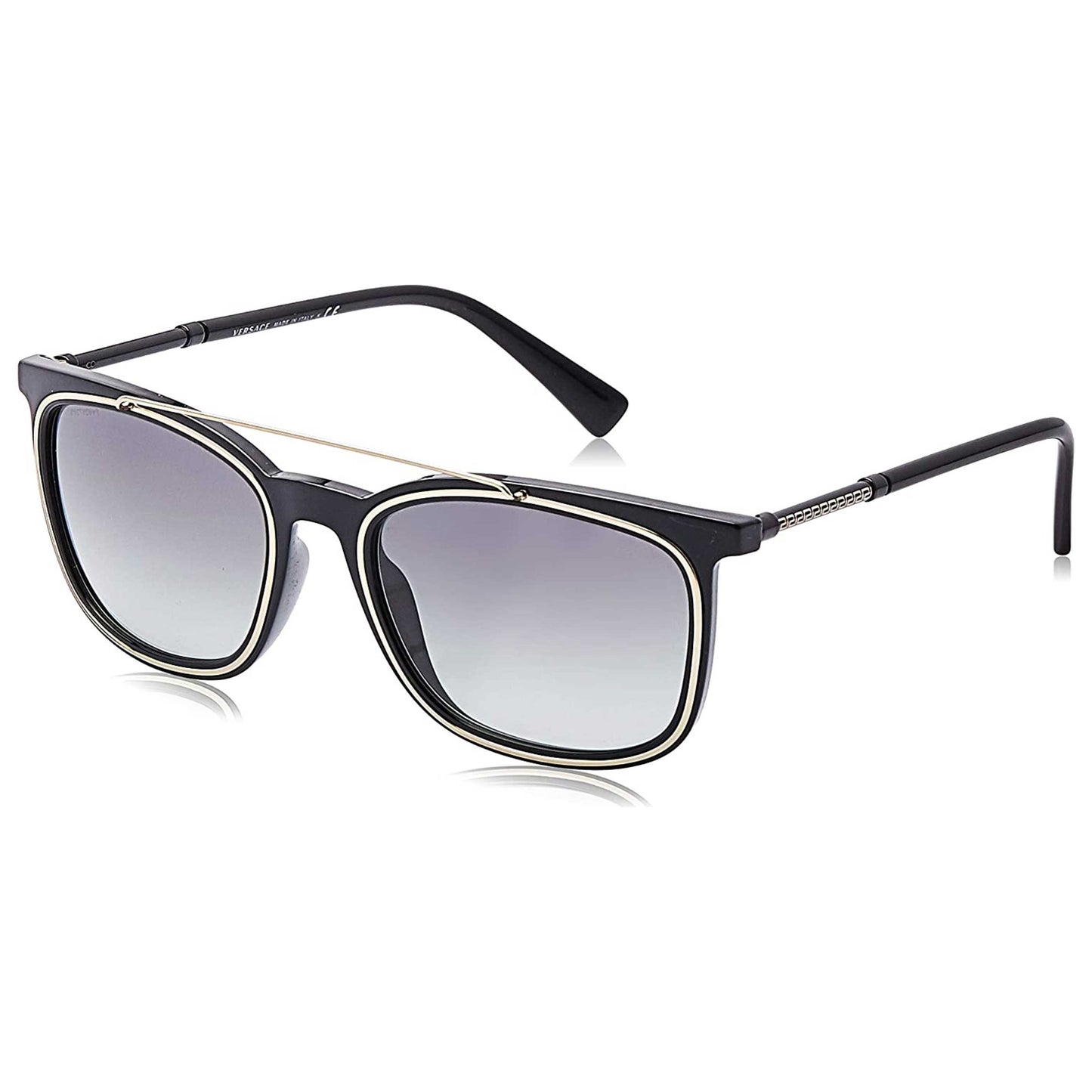 Front view of Versace Fashion Men's Sunglasses VE4335-GB1-1156