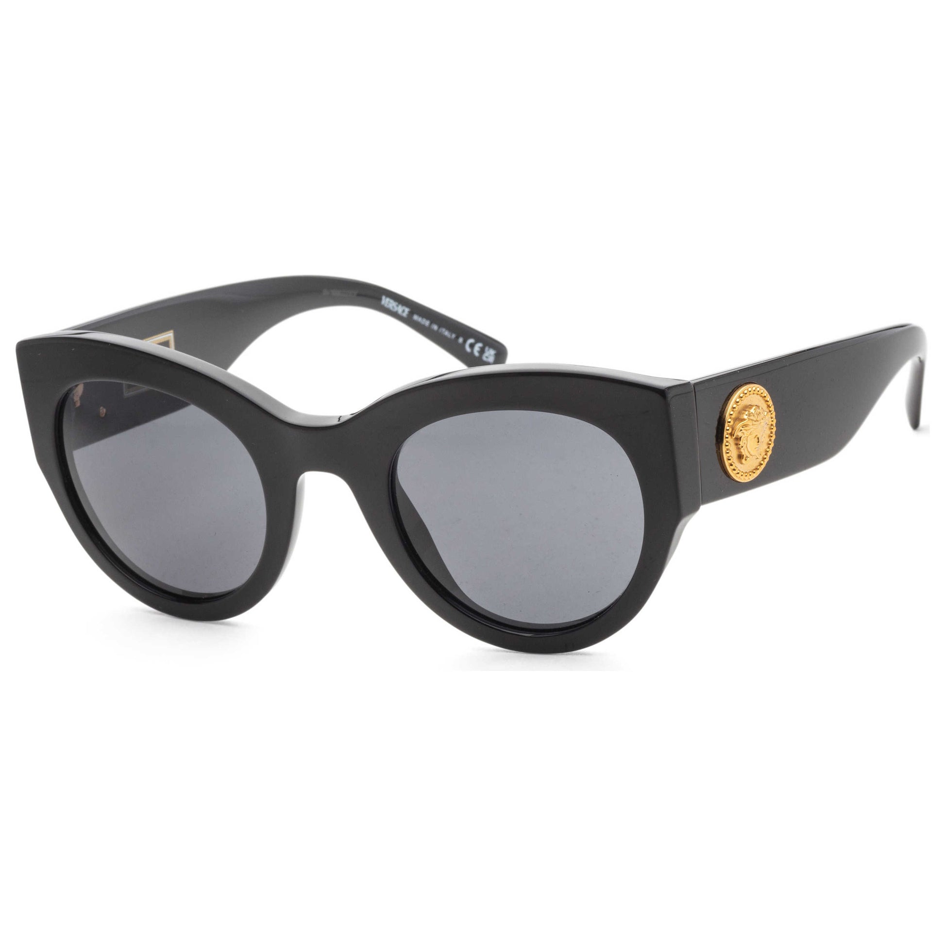 Front view of Versace Fashion Women's Sunglasses VE4353-GB1-87-51