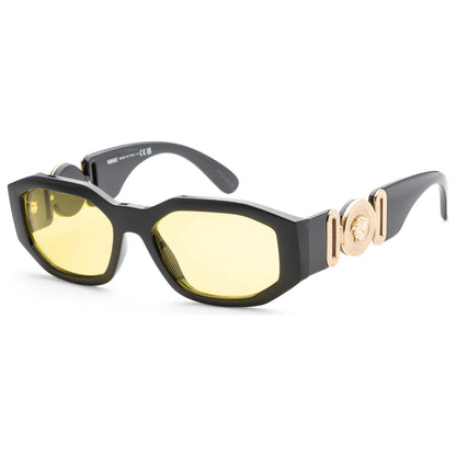 Front view of Versace Fashion Men's Sunglasses VE4361-GB1-85-53